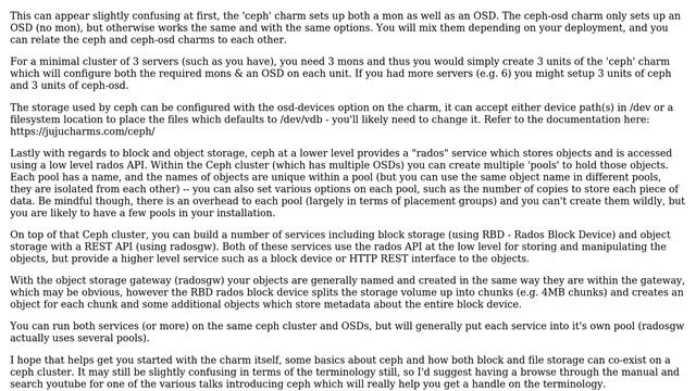 Ubuntu: Clarification needed on Juju deployment of the Ceph charm (2 Solutions!!) смотреть онлайн