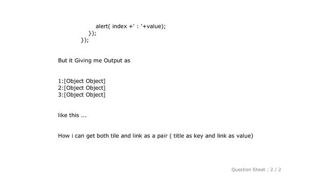jQuery : How to push both key and value into an Array in Jquery смотреть онлайн