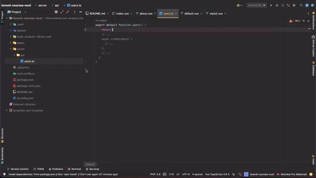 Nuxt 3 server API смотреть онлайн