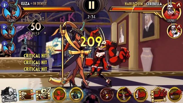 Skullgirls Mobile - Eliza infinite combo (patched) смотреть онлайн