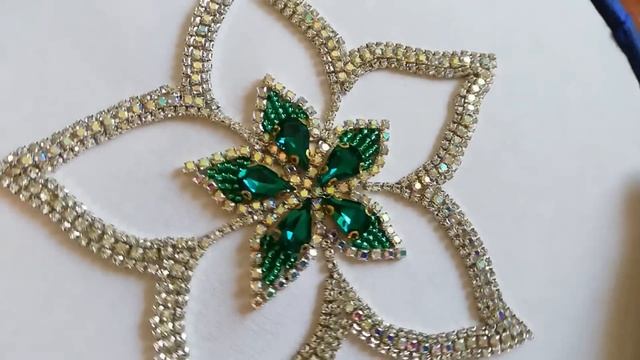 Hand Embroidery Beads Work; Flower Embroidery With Beads смотреть онлайн