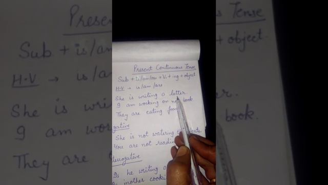 Present Continuous Tense смотреть онлайн