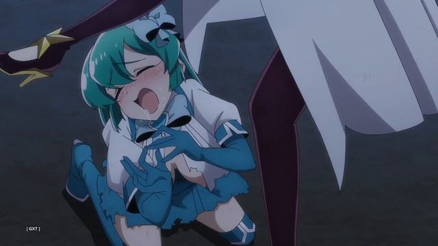 Mahou Shoujo Ni Akogarete : Magia Baiser Humiliates Magia Azul.