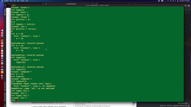 Python Certification Training - Literals and Order of Precedence смотреть онлайн