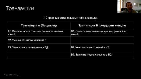 Вебинар на тему - Базы даных, SQL. Soft-skills