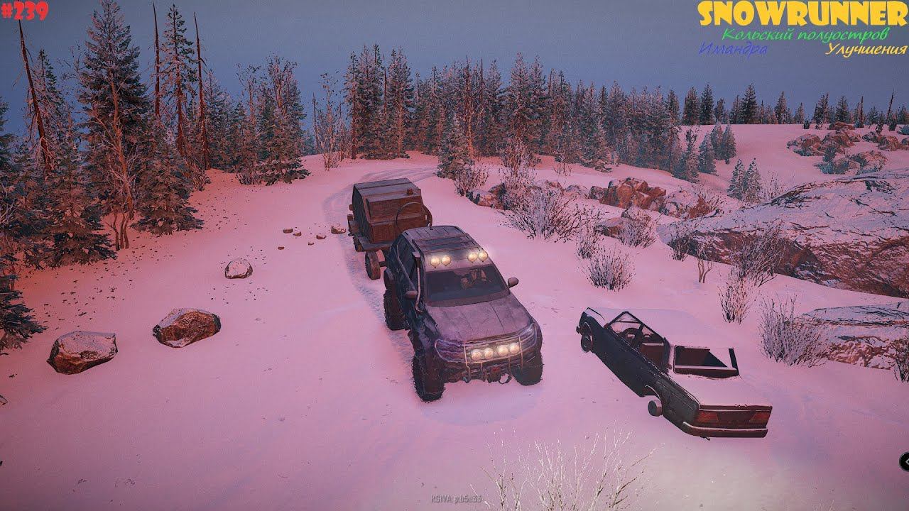 SnowRunner - Кольский полуостров - Имандра - Улучшения - #239 смотреть онлайн