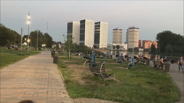 Парк "Набережная реки Серебрянка", Пушкино смотреть онлайн