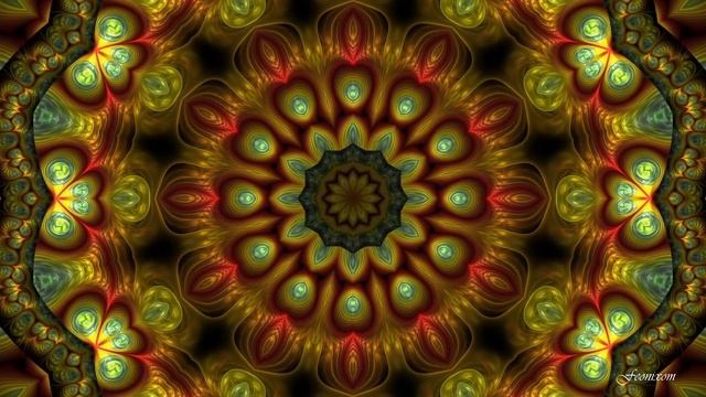 Медитация. Мандала для снятия стресса. смотреть онлайн