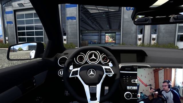 Мод Mercedes-Benz C63 AMG для ATS и ETS 2 (1.45.x) смотреть онлайн