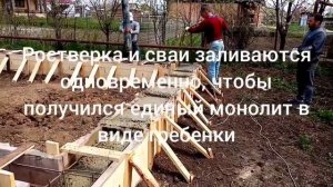 Фундамент 9х12 для одноэтажного дома (полный цикл)