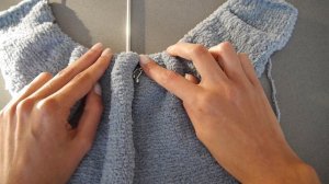 Детская плюшевая кофта. Вязание спицами. Часть 1.