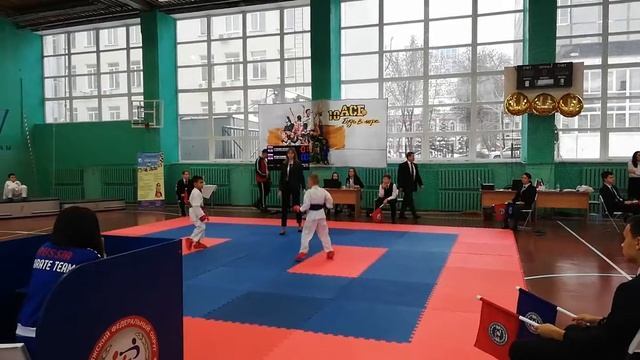 Соревнования по каратэ. Кумитэ до 30кг смотреть онлайн