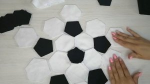 Мягкий футбольный мяч своими руками