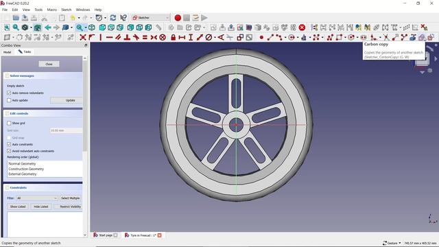 FreeCAD Tutorial : How to make a Tyre in Freecad. смотреть онлайн