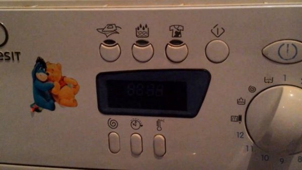 Indesit wise 12 моргают все индикаторы. Результат в сл. видео