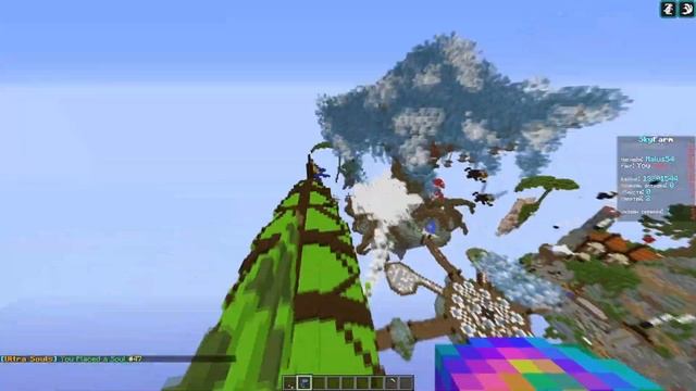 SkyFarm где найти ВСЕ Души? Майнкрафт Скай Блок РПГ смотреть онлайн