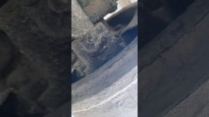 Ремонт задних накладок на колодки, снятие барабана фотон 1093.