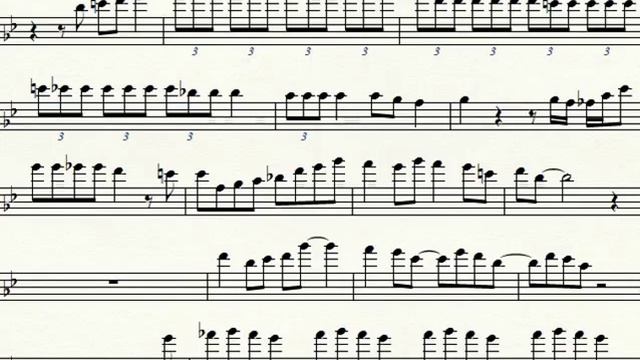 JJ Johnson Blues For Trombone Transcription Transcribed Solo смотреть онлайн