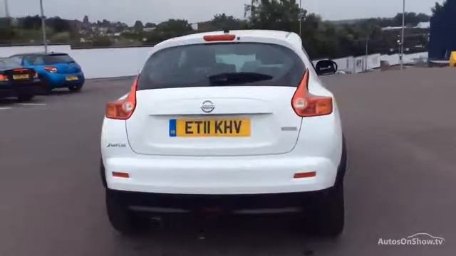 NISSAN JUKE ACENTA WHITE 2011 смотреть онлайн