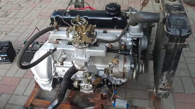 Двигатель ГАЗ-21 новый, горячая обкатка смотреть онлайн