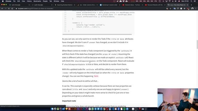 Personal Website with React - Empty Array as the Second Argument of useEffect смотреть онлайн