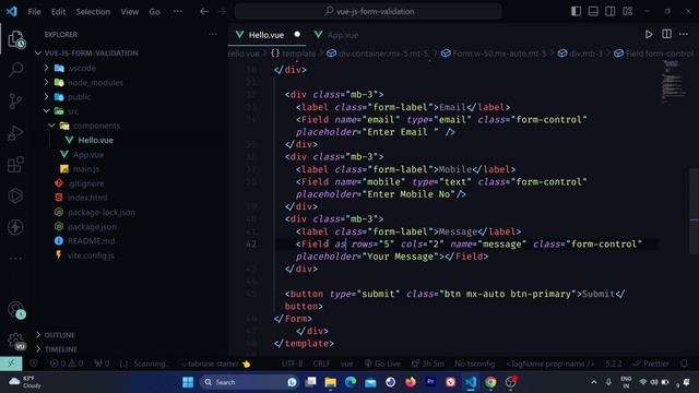 #19 Form Validation Vue js | #vue js Project | #frontend #webdevelopment смотреть онлайн