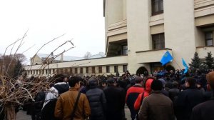 Майдан в Крыму 26.02.2014 года.