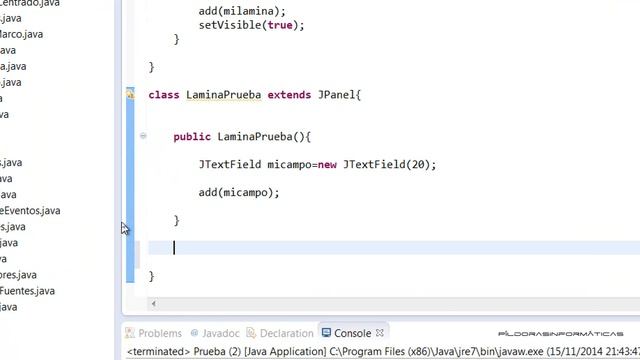 Curso Java Componentes Swing. Eventos en cuadros de texto I. Vídeo 88 смотреть онлайн