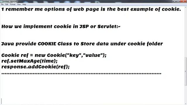 COOKIE Tutorials IN Java using JSP,How Cookie use in Servlet,Cookie Tutorial in Hindi,What is Cooki смотреть онлайн
