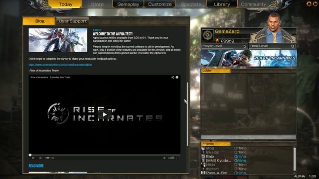 Rise of Incarnates - Alpha gameplay [1080p, 60fps and No Commentary] смотреть онлайн