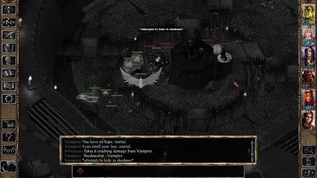 Baldur's Gate II Enhanced Edition Black Pits 2 Vampire Fight - Buffy Wins смотреть онлайн