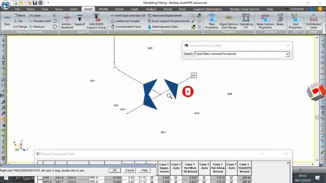 Tutorial Bentley AutoPIPE - Basic Pipe Line Fitting Modelling смотреть онлайн
