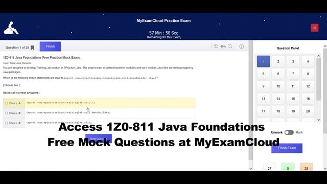 1Z0-811 mock exam questions - MyExamCloud смотреть онлайн