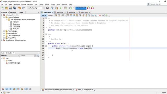 Tutorial Java untuk Pemula (Bahasa Indonesia) - 36 Polymorphism (Intro) смотреть онлайн