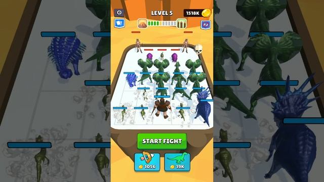 Styracosaurus vs Raptormon Gameplay || Merge Master - Dinosaur Fusion смотреть онлайн