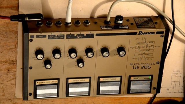 Ibanez UE-305 ANALOG DELAY + CHORUS // Arturia MiniBrute