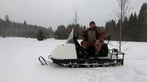 Снегоход Новый Буран 4Т длинный Кит-комплект  lifan 29 л.с по Глубокому снегу Обзор мини