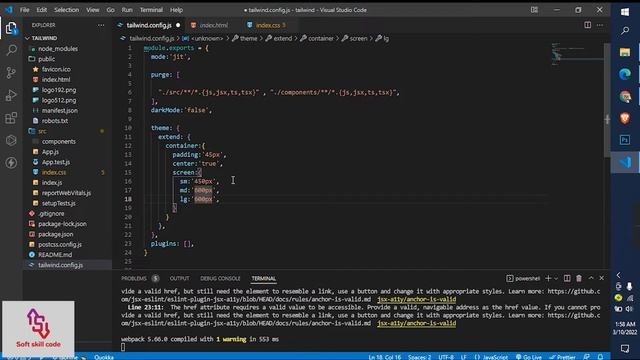 Configure File in Tailwind and Adding Colors and Font-Family смотреть онлайн