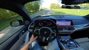 BMW X7 M50i 4.4 V8 530HP POV Test Drive by AutoTopNL