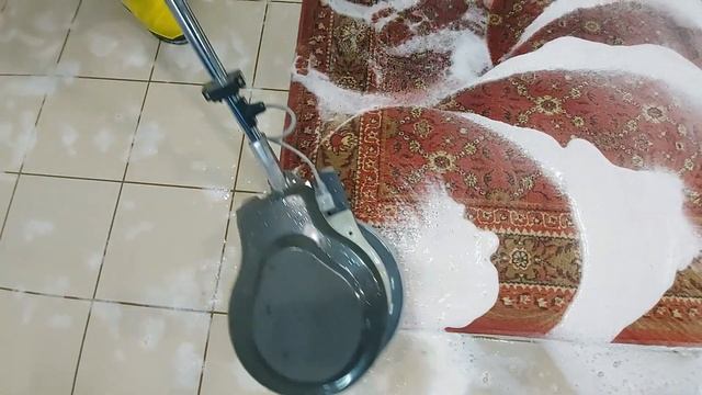 It was definitely time for this carpet to be washed: Stas's hard work gives a natural result! смотреть онлайн