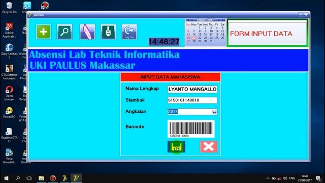 [REVIEW + Source Code] Program Absensi berbasis barcode reader menggunakan delphi 7 смотреть онлайн