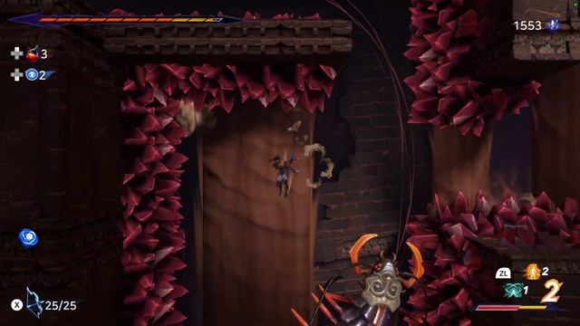 #Prince_of_Persia #The_Lost_Crown 034 영원의 모래 구덩이, 왼쪽 상단 소마 꽃잎 도전 실패 смотреть онлайн