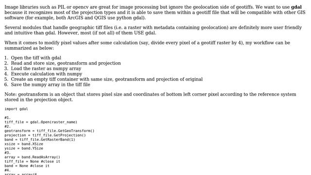 GIS: Editing .tiff rasters in Python (3 Solutions!!) смотреть онлайн