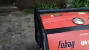 Заводим Генератор Fubag 6600