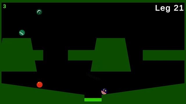 50 Countries Marble Race League Season 15 Day 6/10 Marble Race In Algodoo