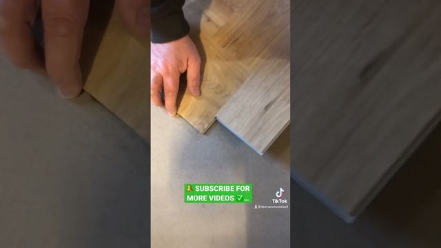 ✅ How-To Herringbone Click Flooring ??…#flooring #howto #diy #tip #teirnanmccorkell #tips #tricks
