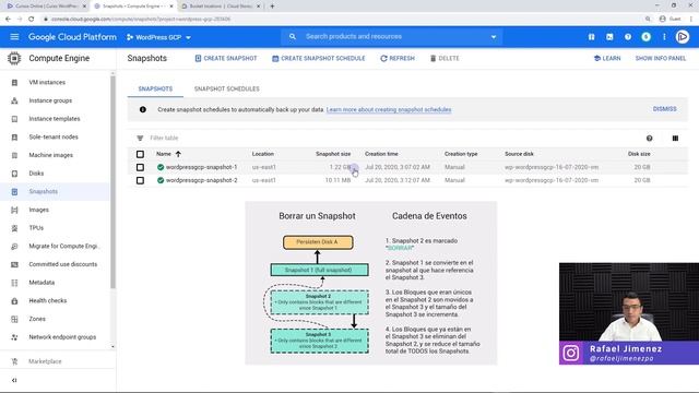 ¿Cómo Crear Backups Snapshot Automáticos Google Cloud ☁️? смотреть онлайн