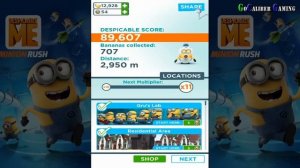 Despicable Me: Minion Rush Android Walkthrough - Part 6 - NEW Update: DOWNTOWN Bank
