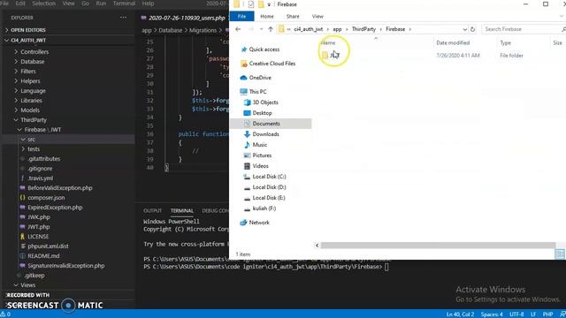 JWT(JSON Web Token) Code Igniter 4 based on windows "Neyzsa Amanda(0917040034)" смотреть онлайн