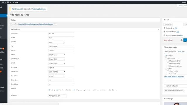 How To Create And Display Talent Post & Talent Page Using Julia Portfolio Widget смотреть онлайн
